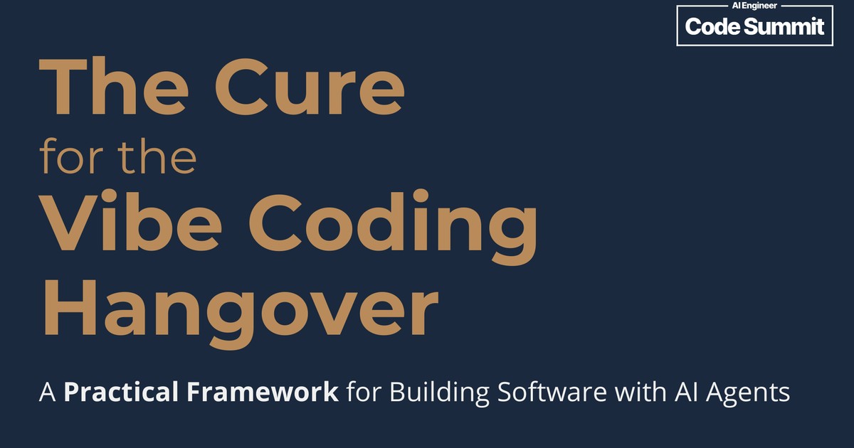 Header image for The Cure for the Vibe Coding Hangover