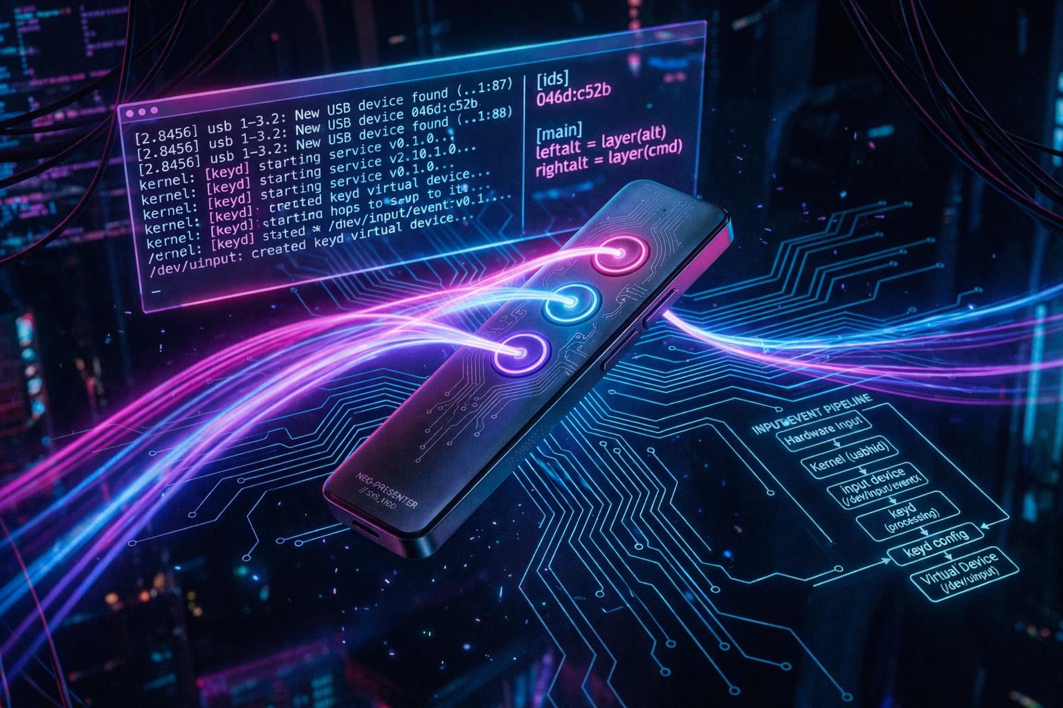 Header image for Remapping the Logitech R500s on Ubuntu 24.04 with keyd